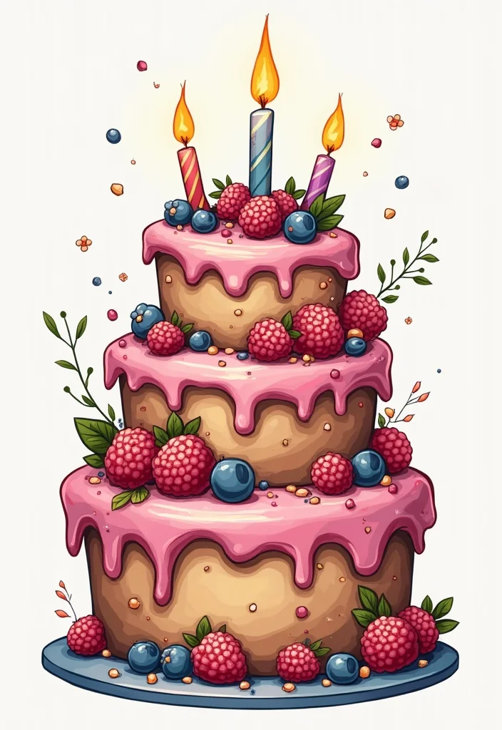 20 Delicious Birthday Cake Tattoo Ideas That Will Leave You Hungry for More! - 15. Personalized Cake Design