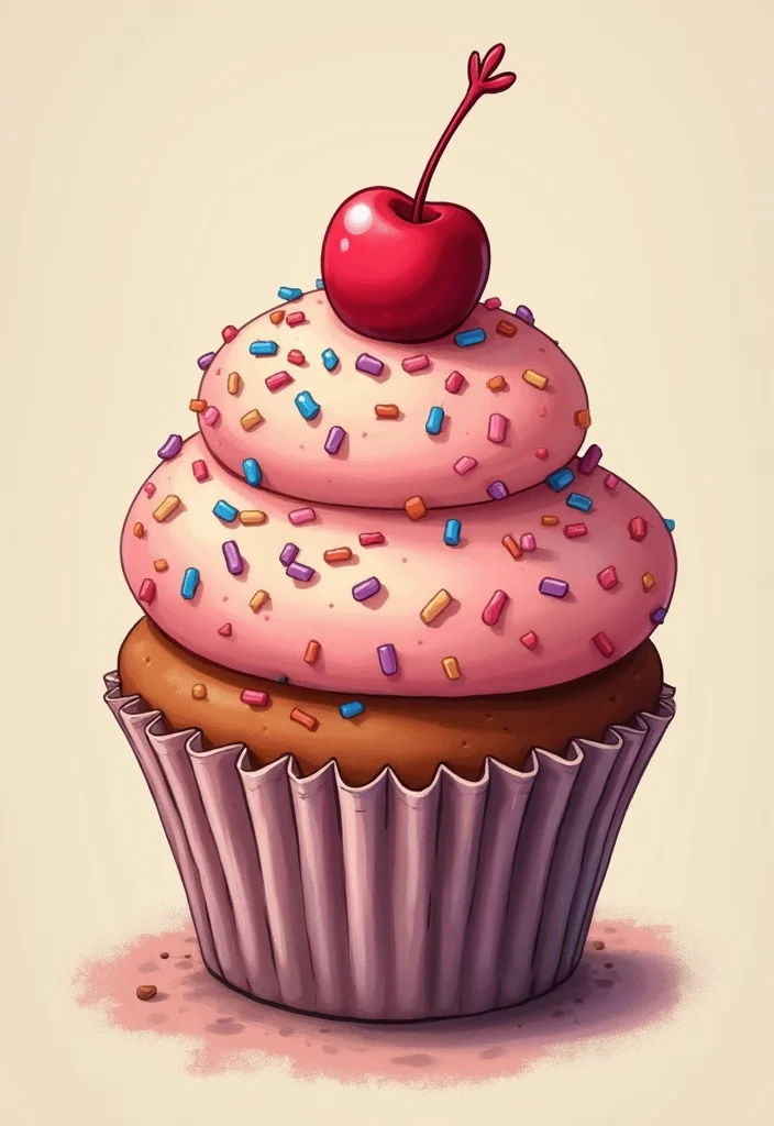 20 Delicious Birthday Cake Tattoo Ideas That Will Leave You Hungry for More! - 3. Whimsical Cupcake