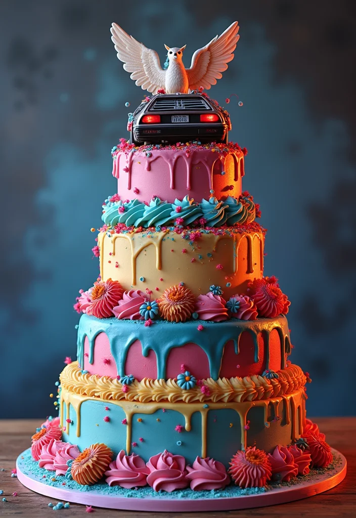 21 Epic 80s Theme Cakes That Will Take You Back in Time (Check Out #8!) - 4. 80s Movie Marathon Cake