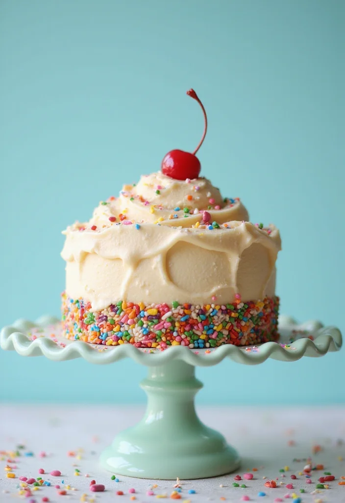 21 Fun 24th Birthday Cake Themes That’ll Wow Your Guests! - 19. Ice Cream Sundae Cake