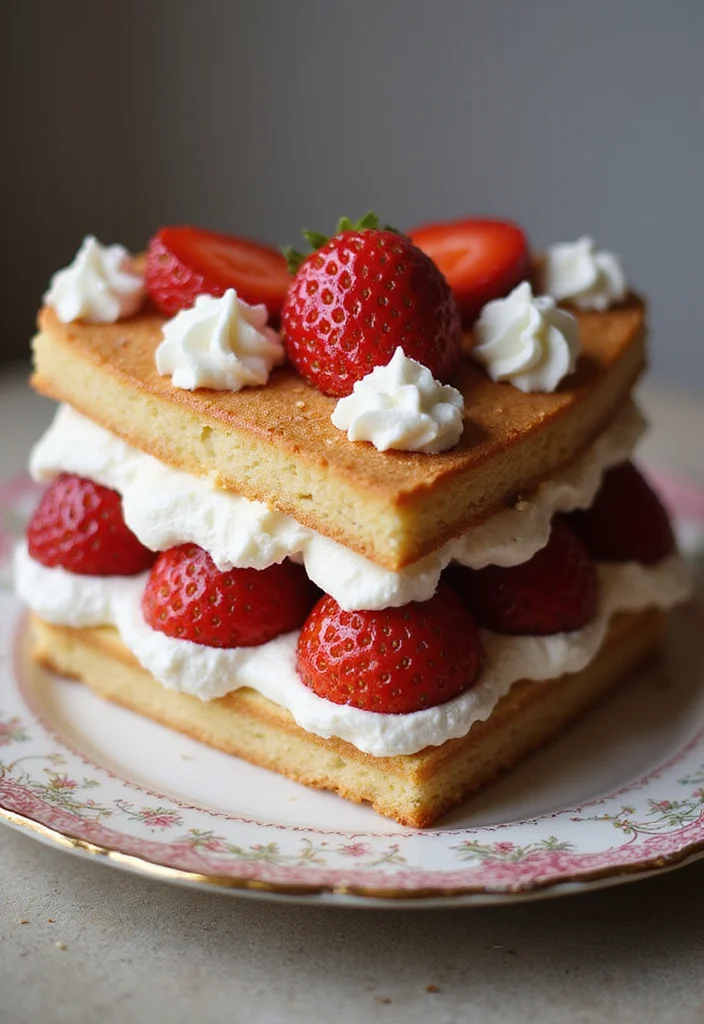 21 Gorgeous Heart Cake Ideas for Valentine’s Day (Fall in Love with #6!) - 3. Strawberry Shortcake Heart Cake