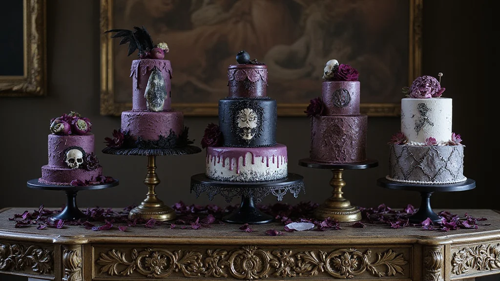 21 Unique Gothic Cake Designs That Will Leave Your Guests Spellbound (You Have to Try #9!)