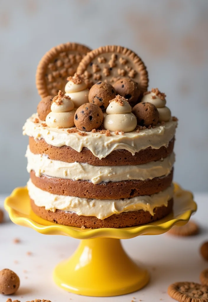 25 Colorful Cocomelon Cake Ideas That Will Brighten Up Any Birthday! - 15. Cocomelon Cookie Dough Cake