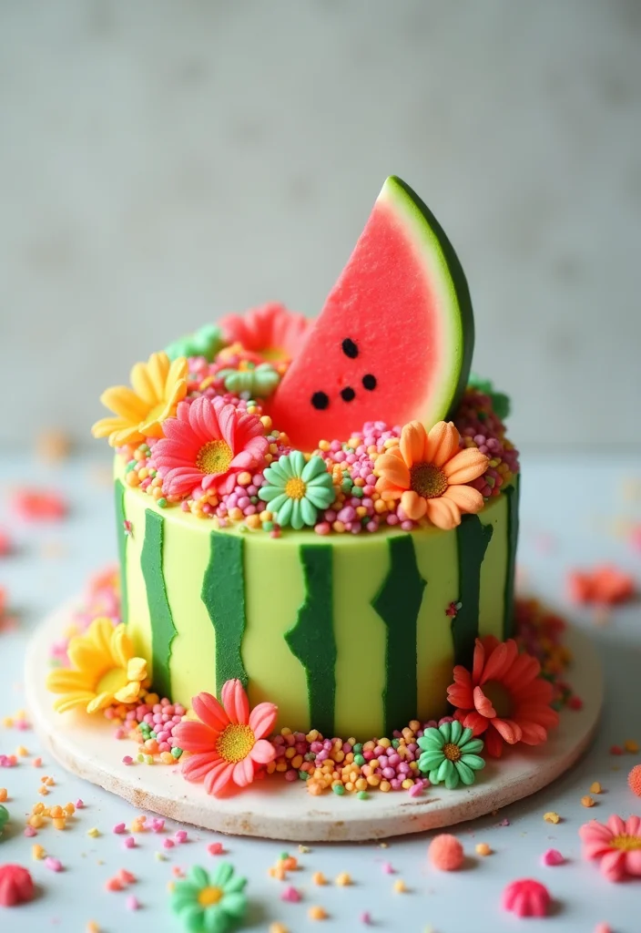 25 Colorful Cocomelon Cake Ideas That Will Brighten Up Any Birthday! - 2. Cocomelon Smash Cake