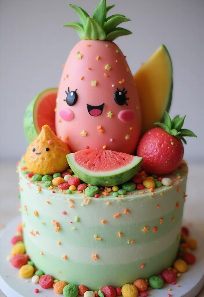 25 Colorful Cocomelon Cake Ideas That Will Brighten Up Any Birthday! - 5. Cocomelon Character Cake