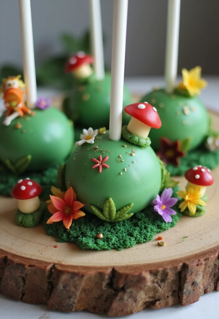 25 Creative Fairy Cake Pops That Will Make You the Star Baker of the Year! - 1. Enchanted Forest Fairy Pops