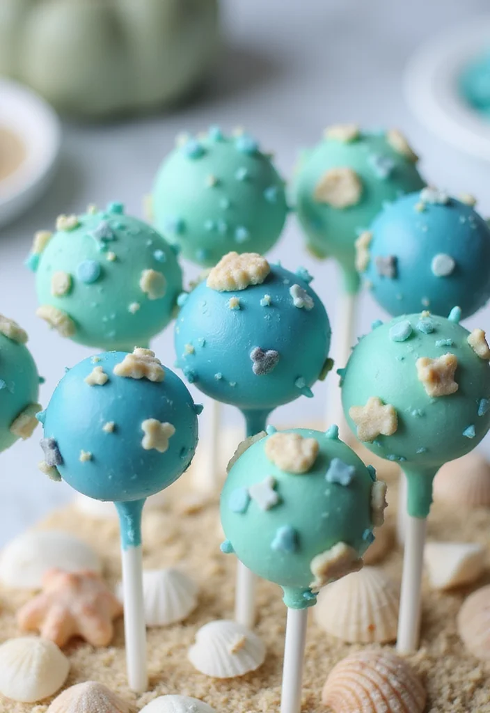 25 Creative Fairy Cake Pops That Will Make You the Star Baker of the Year! - 16. Under the Sea Pops