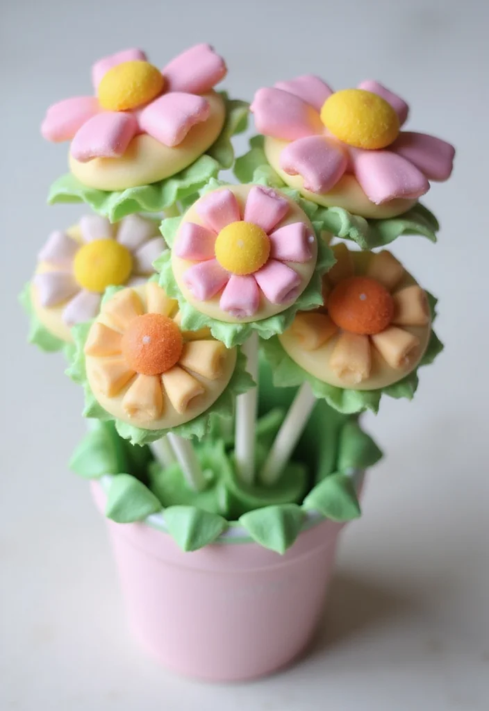 25 Creative Fairy Cake Pops That Will Make You the Star Baker of the Year! - 17. Whimsical Flower Pops