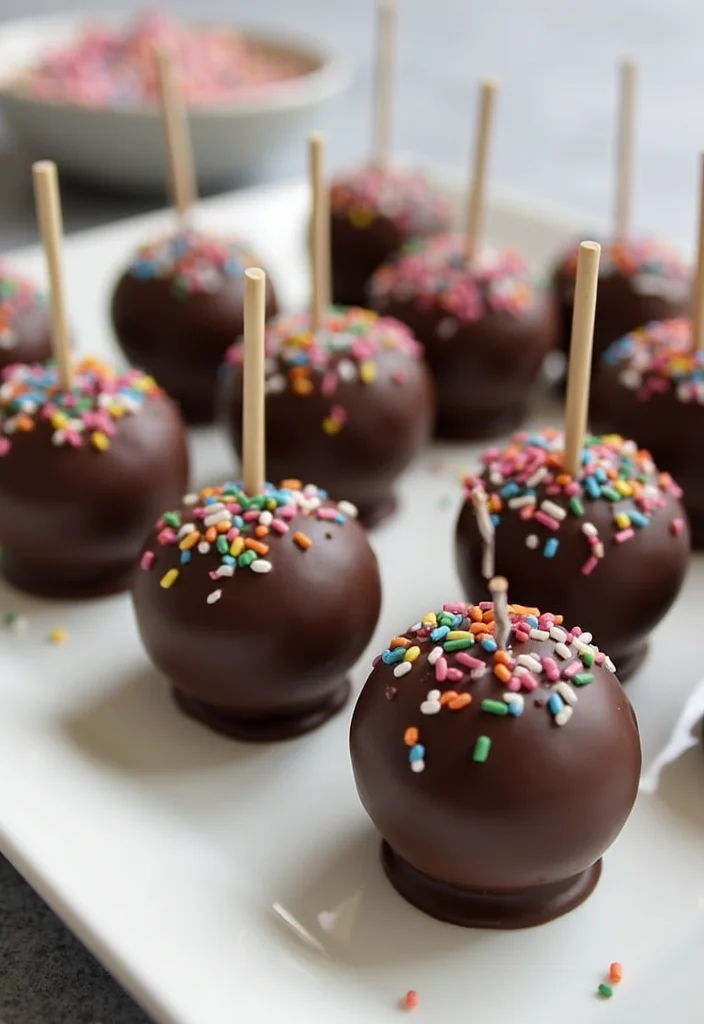 25 Creative Fairy Cake Pops That Will Make You the Star Baker of the Year! - 24. Classic Chocolate Cake Pops