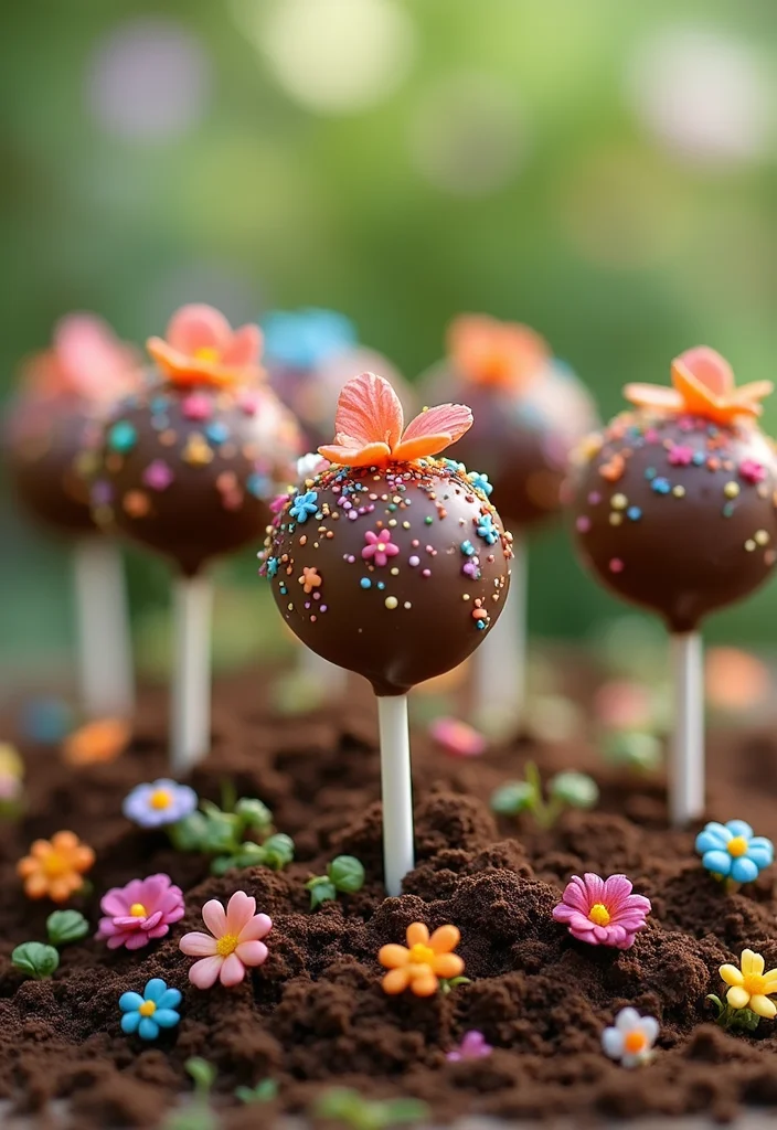 25 Creative Fairy Cake Pops That Will Make You the Star Baker of the Year! - 3. Fairy Garden Cake Pops
