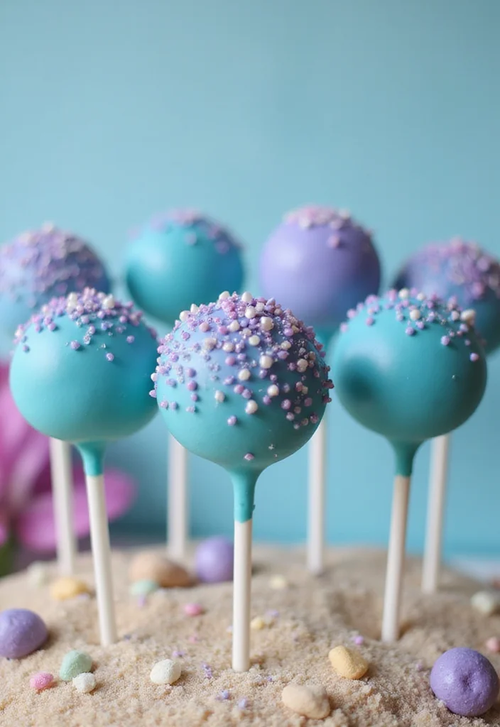 25 Creative Fairy Cake Pops That Will Make You the Star Baker of the Year! - 4. Magical Mermaid Pops