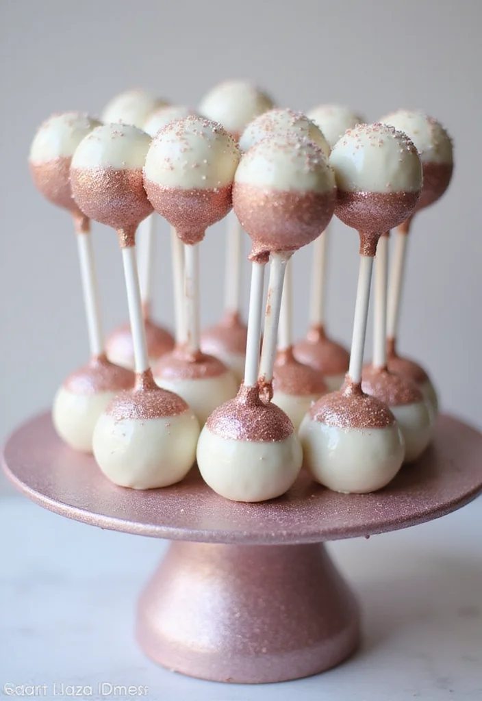25 Creative Fairy Cake Pops That Will Make You the Star Baker of the Year! - 8. Fairy Dust Glitter Pops