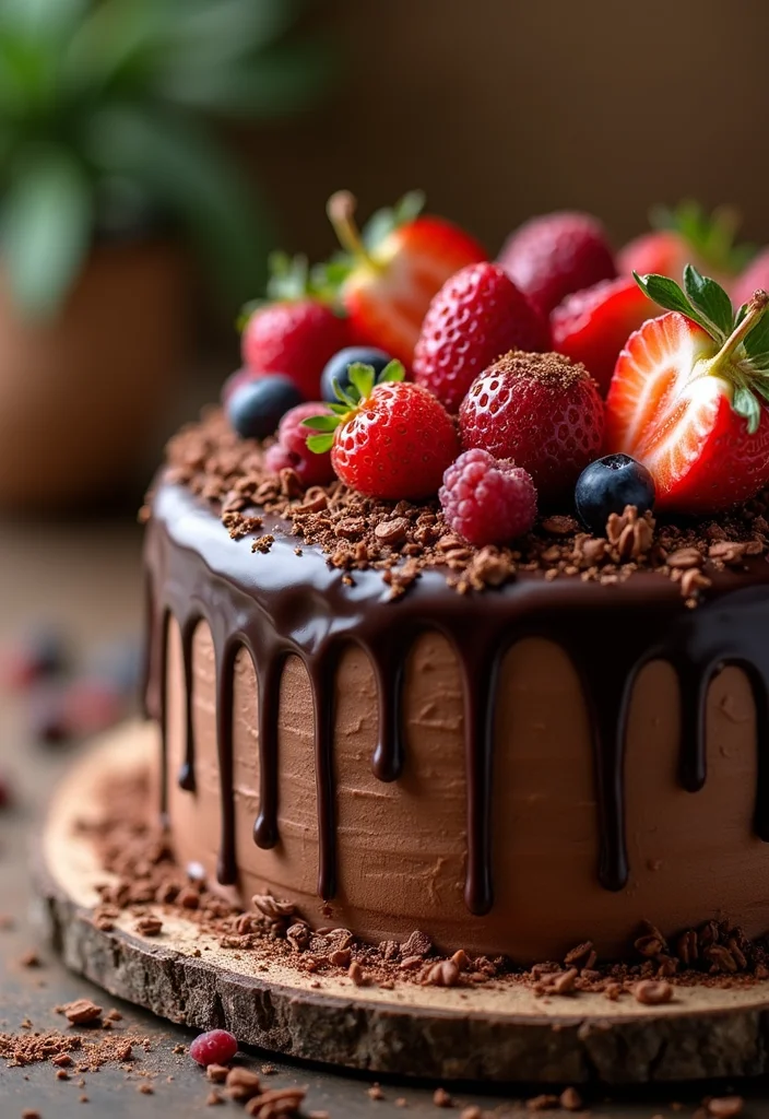 25 Show-Stopping Bridal Shower Cake Ideas That Will Leave Everyone in Awe! - 13. Chocolate Drip Cake