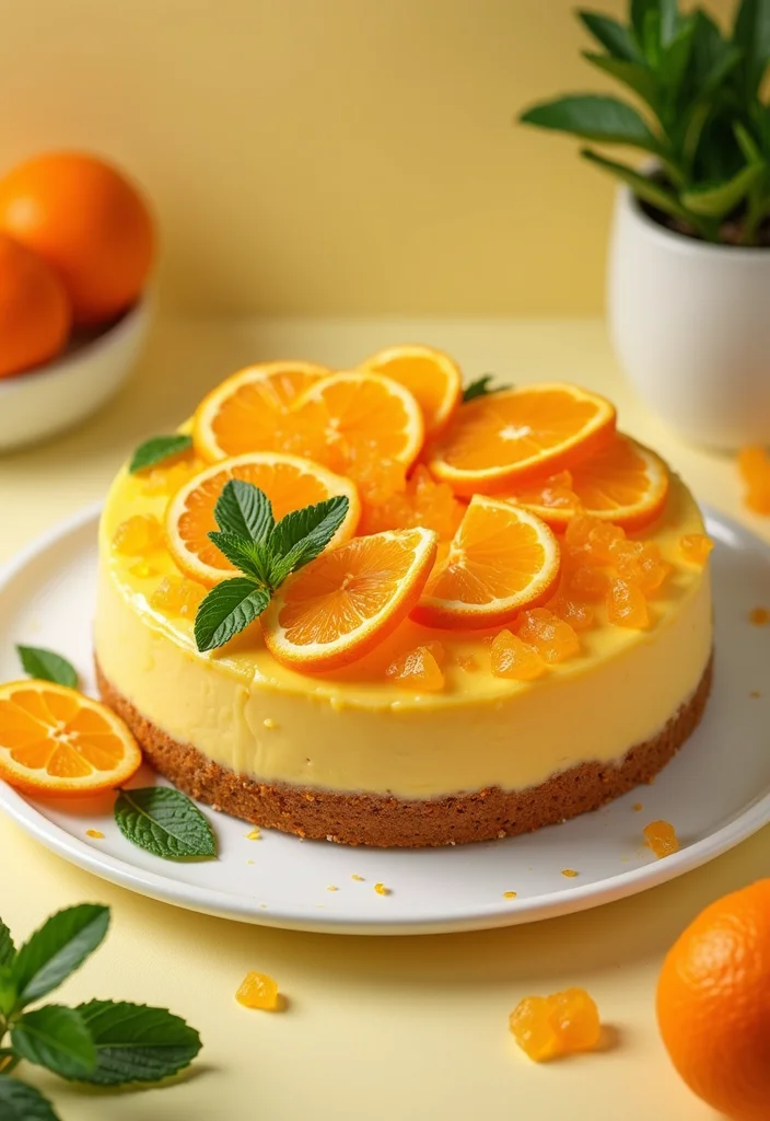 25 Show-Stopping Bridal Shower Cake Ideas That Will Leave Everyone in Awe! - 24. Sassy Citrus Cake