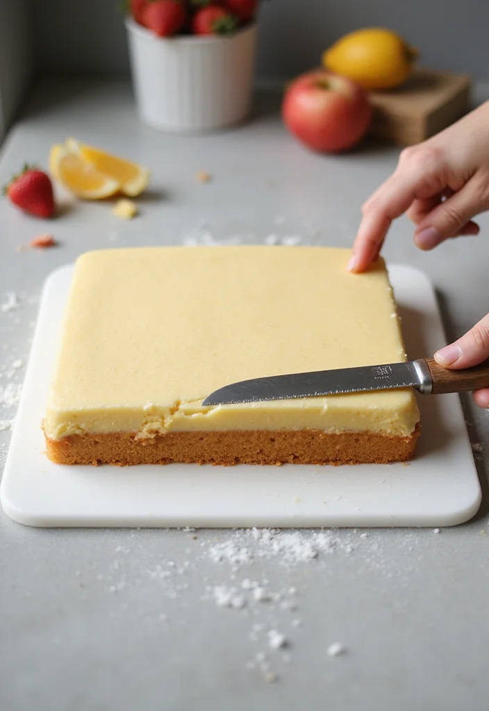 How to Make a Stunning Bento Cake for Your Husband: 8 Easy Steps (You’ll Be a Pro by #4!) - Step 3: Shape the Cake for Bento Style