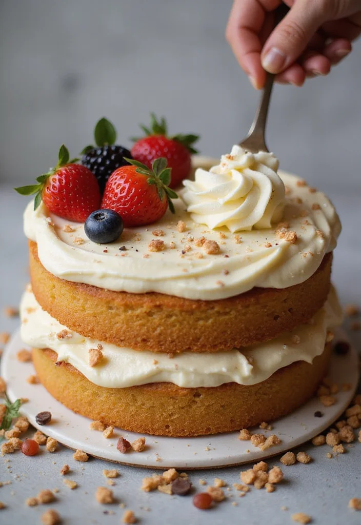 How to Make a Stunning Bento Cake for Your Husband: 8 Easy Steps (You’ll Be a Pro by #4!) - Step 4: Layer and Frost Like a Pro