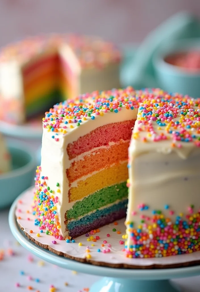 Spark Your Imagination: 18 Creative Birthday Cake Flavor Ideas to Try This Year! - 13. Funfetti Cake with a Surprise Inside