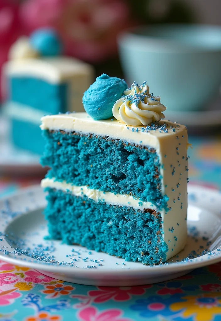 Spark Your Imagination: 18 Creative Birthday Cake Flavor Ideas to Try This Year! - 16. Blue Velvet Cake