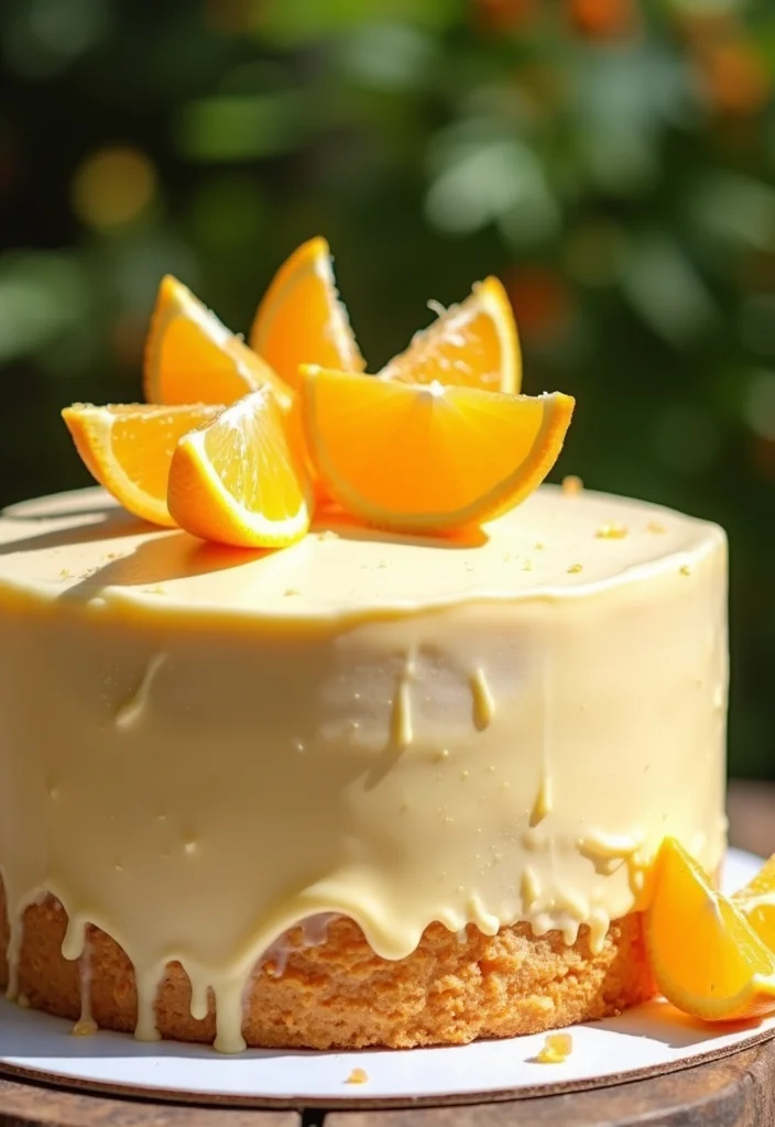 Spark Your Imagination: 18 Creative Birthday Cake Flavor Ideas to Try This Year! - 18. Orange Creamsicle Cake