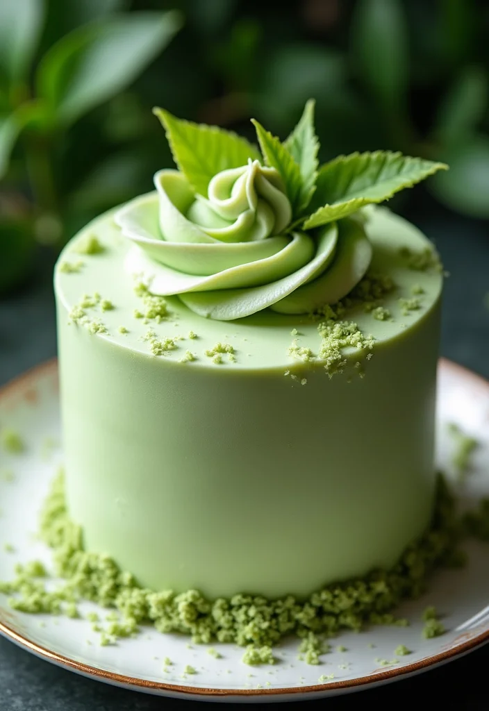 Spark Your Imagination: 18 Creative Birthday Cake Flavor Ideas to Try This Year! - 5. Matcha Green Tea Cake