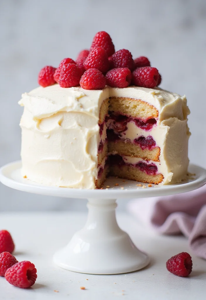 Spark Your Imagination: 18 Creative Birthday Cake Flavor Ideas to Try This Year! - 6. Raspberry Almond Cake