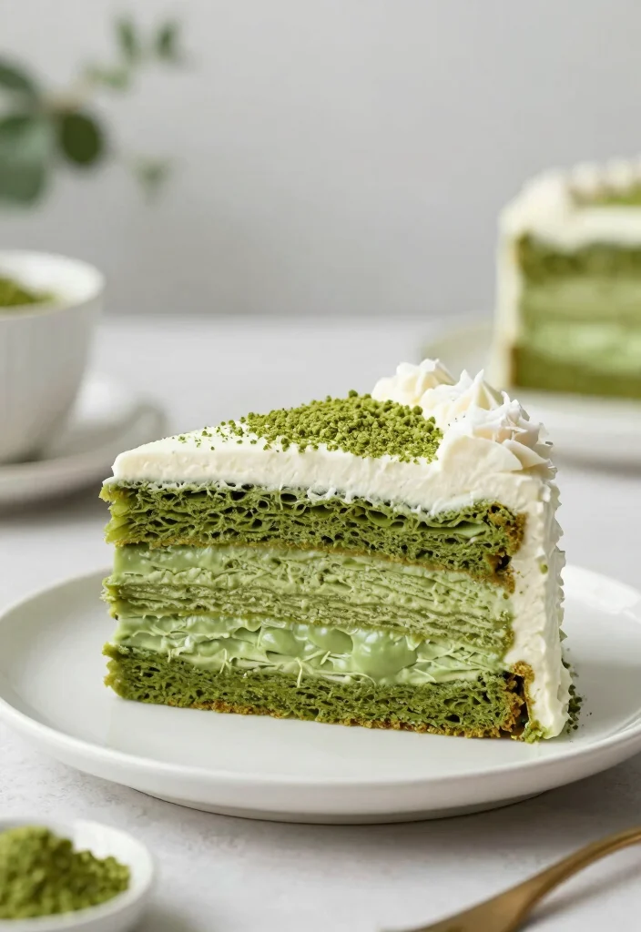 15 Irresistible Birthday Cake Ideas That Will Make You Drool (Especially #7!) - 11. Matcha Green Tea Layer Cake 1