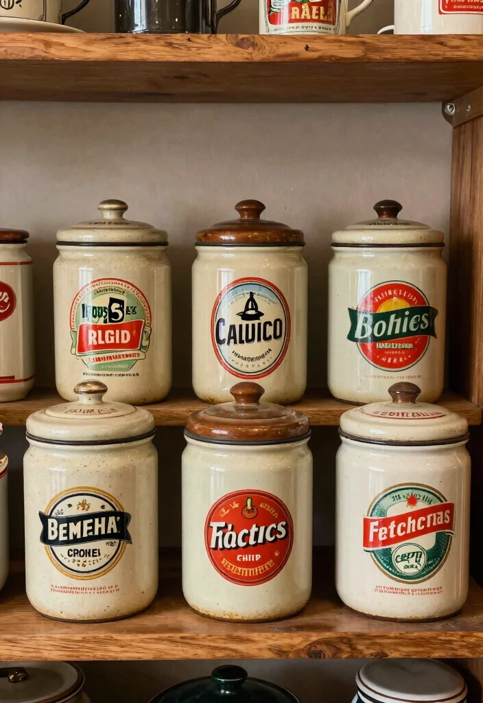 15 Antique Cookie Jars Ideas for Vintage Kitchen Decor Inspo - 10. Antique Advertising Cookie Jars 1