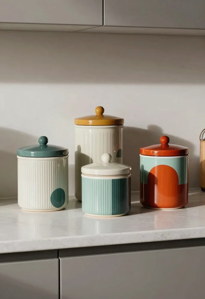 15 Antique Cookie Jars Ideas for Vintage Kitchen Decor Inspo - 7. Mid-Century Modern Cookie Jars 1