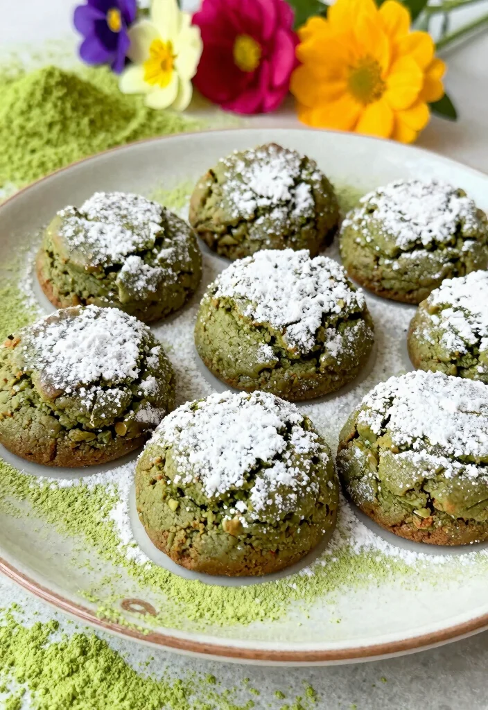 15 Box Brownie Cookies Ideas Chewy Shortcut Treats - 13. Matcha Brownie Cookies 1