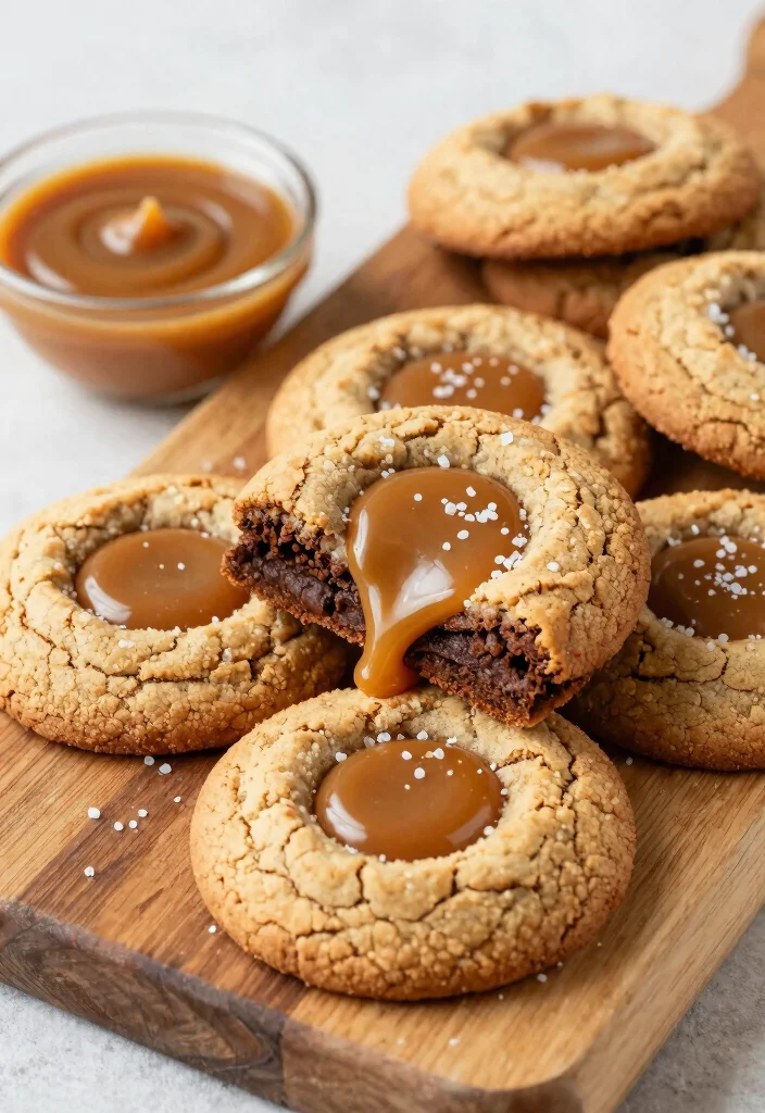 15 Box Brownie Cookies Ideas Chewy Shortcut Treats - 6. Salted Caramel Brownie Cookies 1
