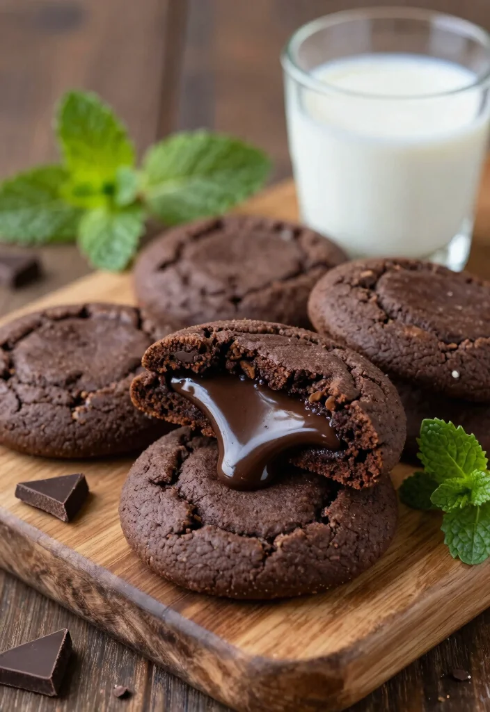 15 Dark Enchantress Cookie Ideas Inspired by Cookie Run - 1. Sinister Chocolate Lava Cookies 1