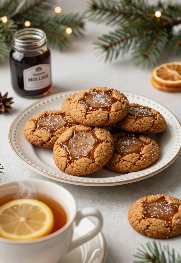 15 Dark Enchantress Cookie Ideas Inspired by Cookie Run - 5. Treacherous Ginger Molasses Cookies 1