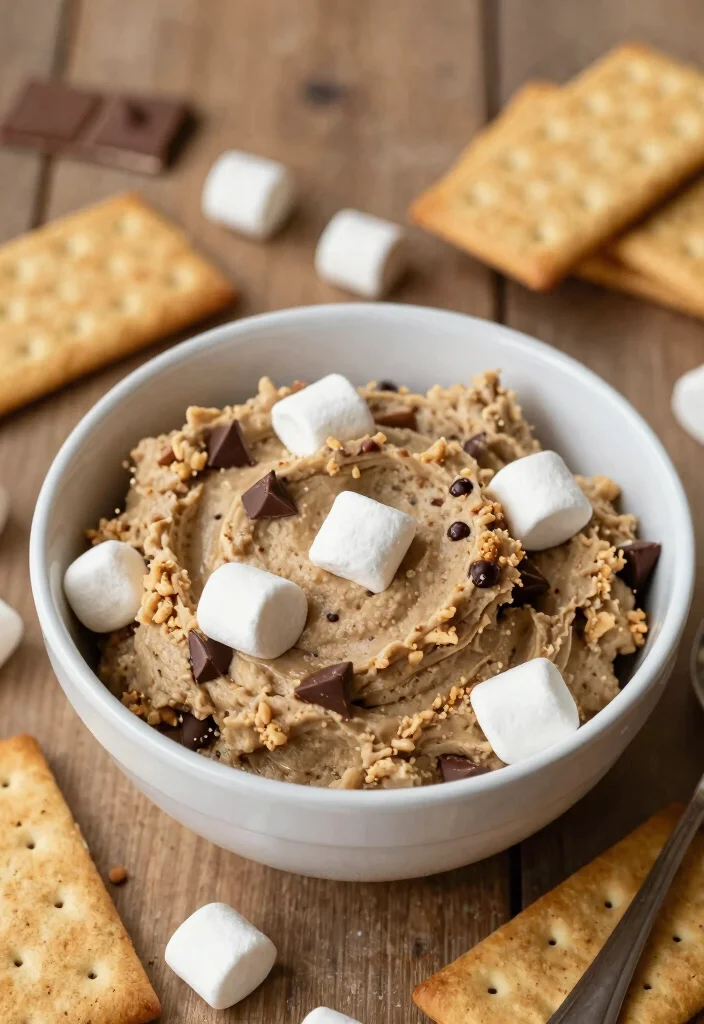 15 Easy Edible Cookie Dough Ideas Safe, Sweet, and Quick - 11. S'mores Cookie Dough 1