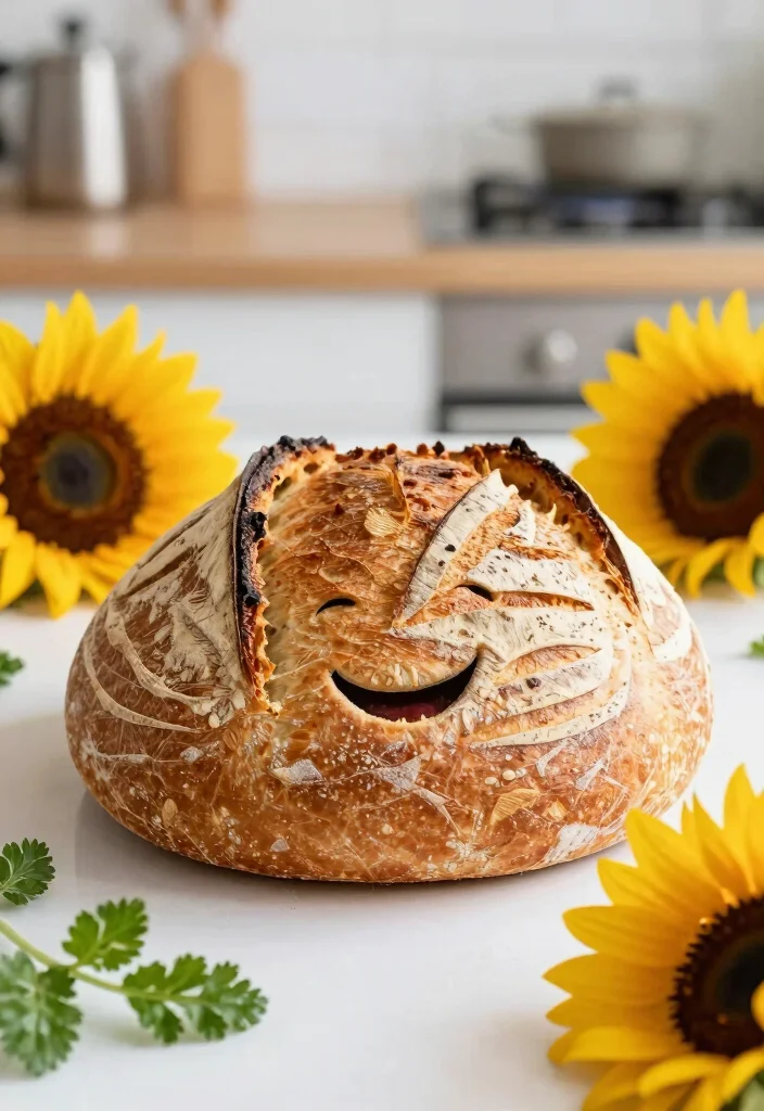 15 Easy Sourdough Scoring Ideas: Simple Beautiful Designs - 14. Sunburst Pattern 1