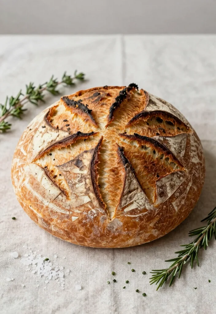 15 Easy Sourdough Scoring Ideas: Simple Beautiful Designs - 9. Starburst Pattern 1