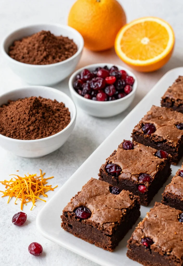 15 Homemade Brownie Mix Ideas Pantry Ready Baking - 15. Orange Cranberry Brownie Mix 1