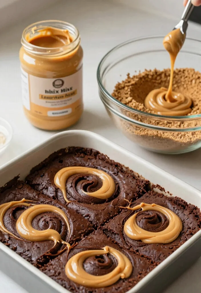 15 Homemade Brownie Mix Ideas Pantry Ready Baking - 3. Peanut Butter Swirl Brownie Mix 1