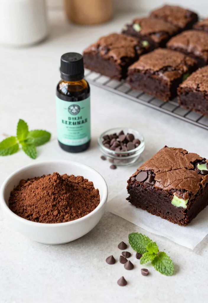 15 Homemade Brownie Mix Ideas Pantry Ready Baking - 4. Mint Chocolate Chip Brownie Mix 1