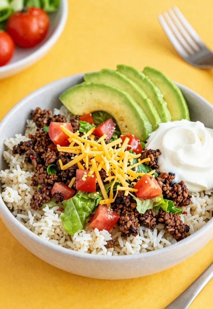 15 Keto Pizza Bowl Ideas Low Carb Comfort Food - 5. Taco Keto Pizza Bowl 1