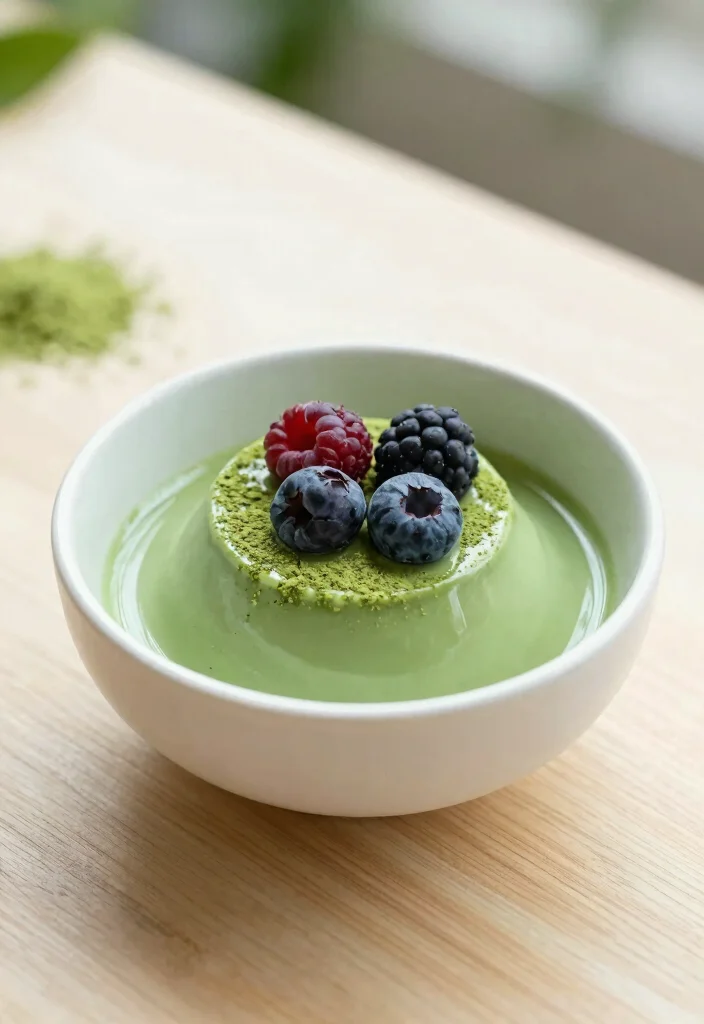15 Milk Pudding Recipe Ideas: Classic Comfort Dessert - 3. Matcha Green Tea Pudding 1