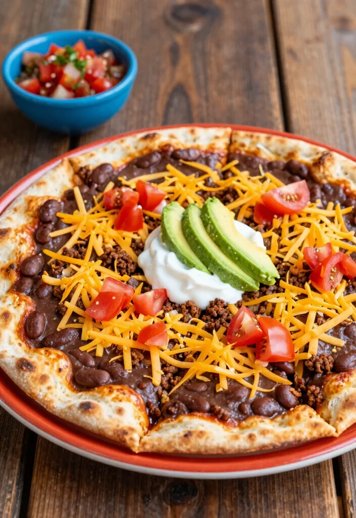 15 Naan Pizza Recipes for Quick and Easy Weeknight Meals - 5. Taco Naan Pizza 1