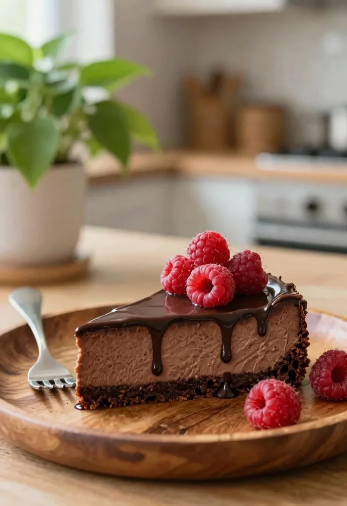 15 No Bake Chocolate Cheesecake Ideas Rich Easy Desserts - 1. Classic Vegan No Bake Chocolate Cheesecake 1