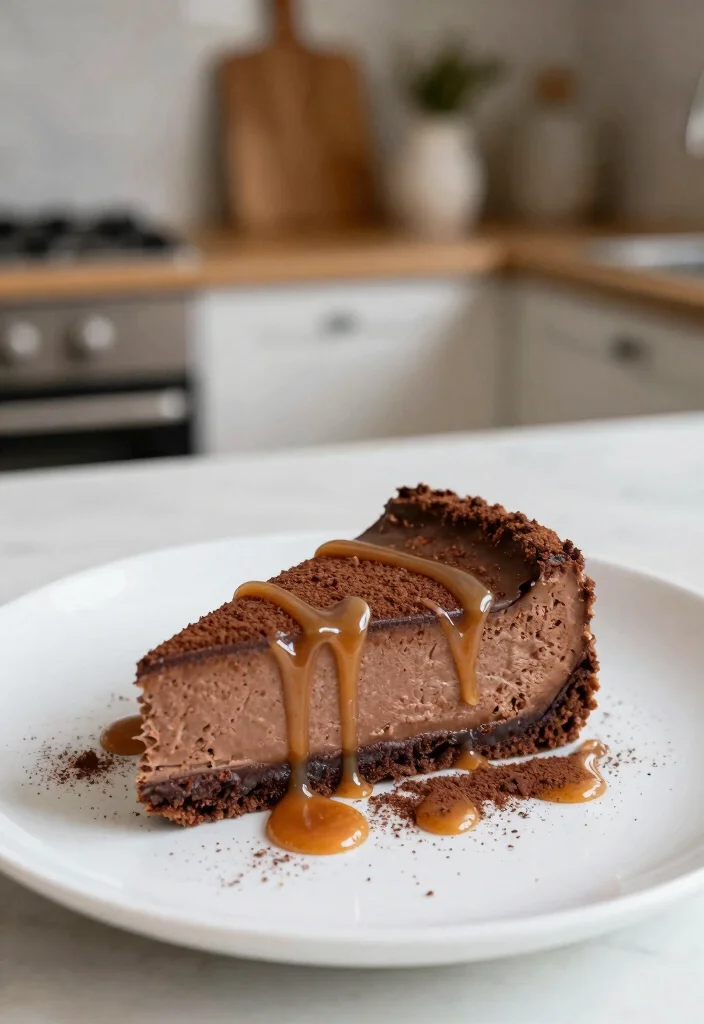 15 No Bake Chocolate Cheesecake Ideas Rich Easy Desserts - 14. Butterscotch Chocolate No Bake Cheesecake 1