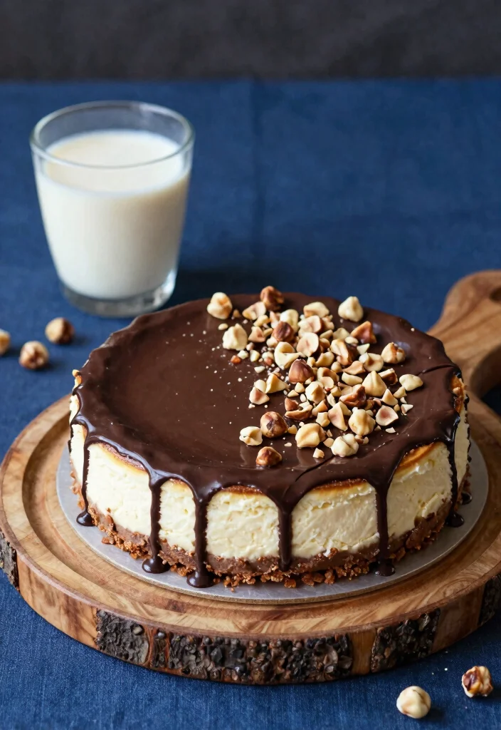15 No Bake Chocolate Cheesecake Ideas Rich Easy Desserts - 3. Chocolate Hazelnut No Bake Cheesecake 1