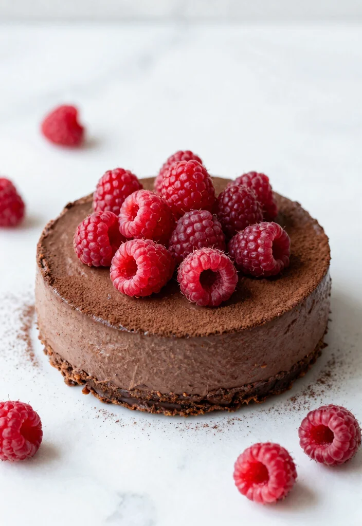 15 No Bake Chocolate Cheesecake Ideas Rich Easy Desserts - 5. Dark Chocolate Raspberry No Bake Cheesecake 1
