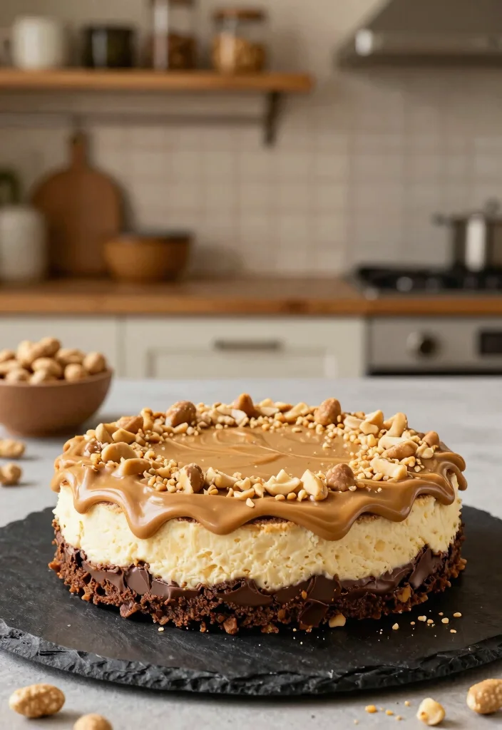 15 No Bake Chocolate Cheesecake Ideas Rich Easy Desserts - 9. Peanut Butter Chocolate No Bake Cheesecake 1