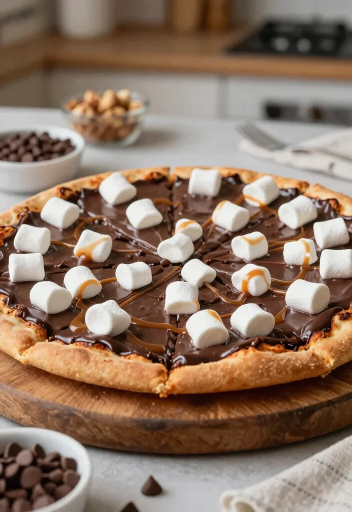 15 Pizza de Chocolate Ideas: Sweet Dessert Pizza Fun - 1. Classic Chocolate Pizza 1