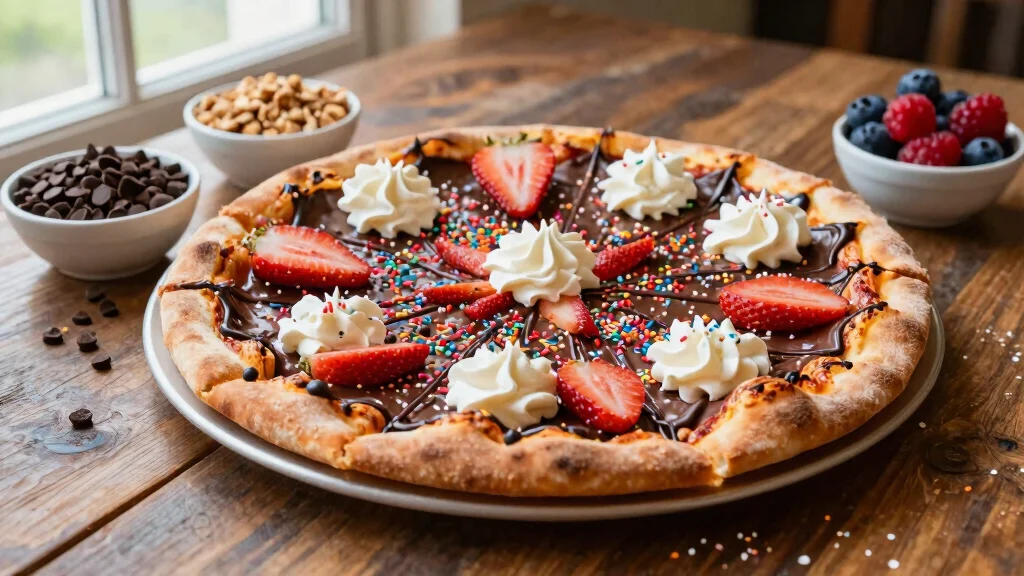 15 Pizza de Chocolate Ideas: Sweet Dessert Pizza Fun