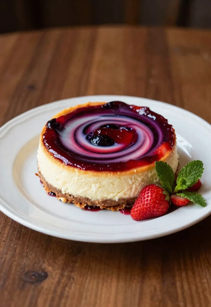 15 Plum Pudding Strawberry Shortcake Ideas: Vintage Dessert Twist - 15. Plum Pudding Strawberry Shortcake Cheesecake 1