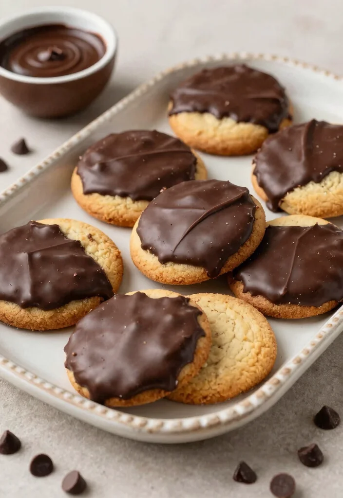 15 Soft Sugar Cookie Recipe Ideas Melt In Your Mouth Classics - 11. Chocolate-Dipped Sugar Cookies 1